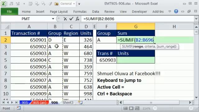 Excel Magic Trick 906: Ctrl + Backspace: Keyboard To Jump To Active Cell In Worksheet or Formula смотреть онлайн