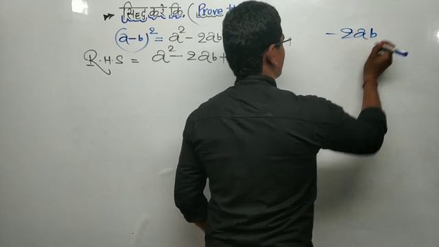 Prove That।a Minus B Ka Whole Square। A-b Ka Whole Square। A Square -2ab+b Square। A Minus B का वर्