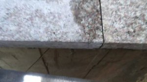 Процесс укладки гранита . Мостовая Ру