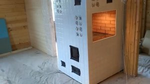 Облицовка печи плиткой