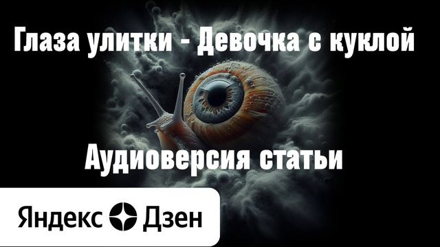 Глаза улитки - Девочка с куклой ей 38