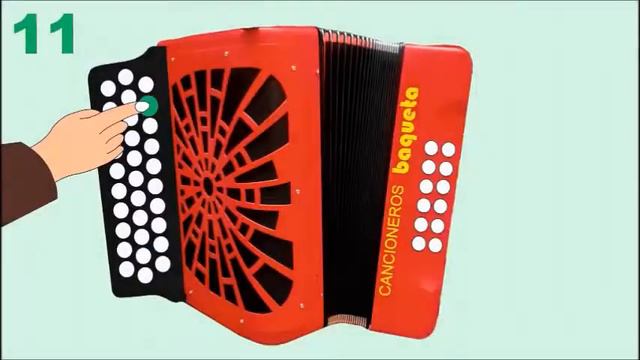 SEGUNDA CANCION VALLENATA acordeón CINCO LETRAS GCF y ADG смотреть онлайн