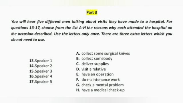 MULTILEVEL LISTENING EXAM PRACTICE