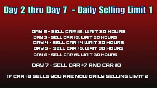 Fix 1 Car A Day Selling Limits UPDATED Get your plates back! смотреть онлайн