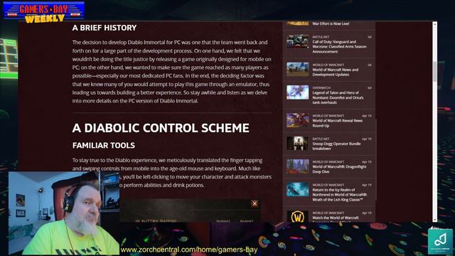 Diablo Fans Win - Diablo Immortal Porting to PC - Gamers Bay Weekly смотреть онлайн