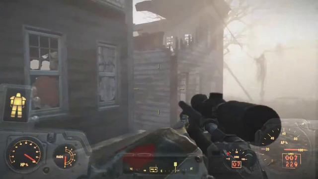 Surprise Deathclaw encounter in a fog смотреть онлайн