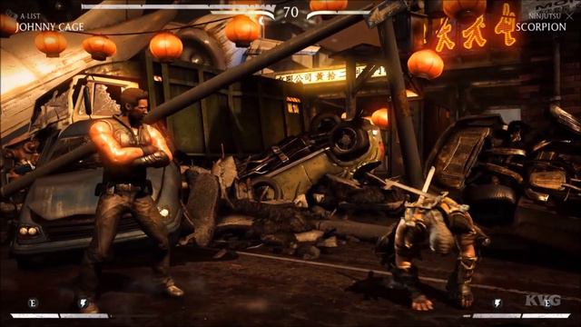 Mortal Kombat X - Johnny Cage vs Scorpion (Story Battle 1) (HD) [1080p] смотреть онлайн