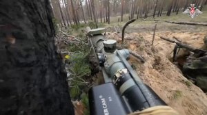 Действия снайперов ЦВО в зоне СВО