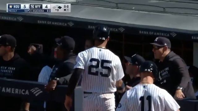 Gleyber Torres Goes All The Way To The Home Plate After Hustle Play vs Astros смотреть онлайн