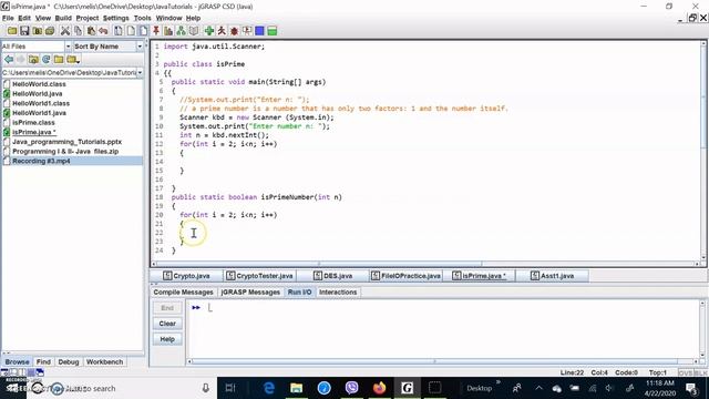 Prime number using Java #prime #java смотреть онлайн