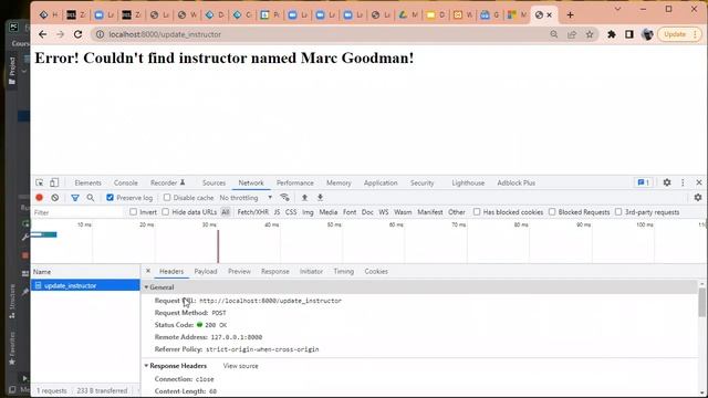 Update Instructor смотреть онлайн