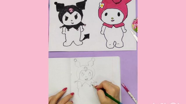 Рисуем куроми #kuromi