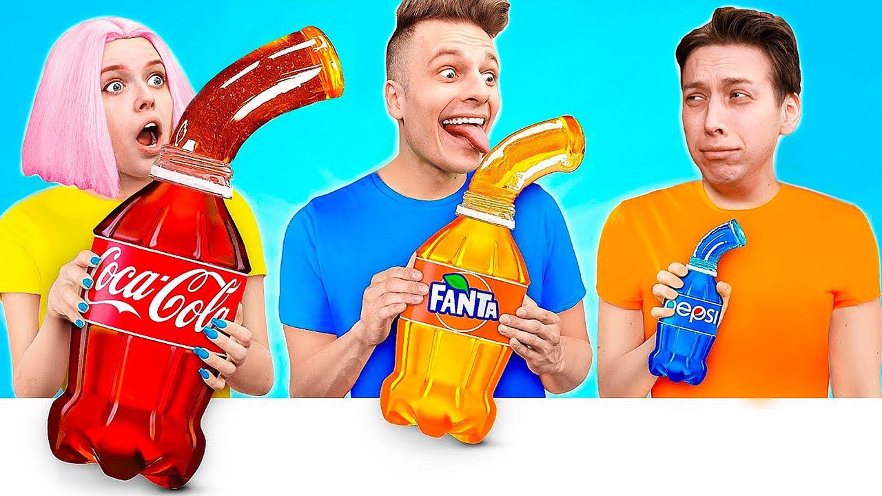 Большая Средняя и Маленькая СЛАДОСТЬ Челлендж ! смотреть онлайн