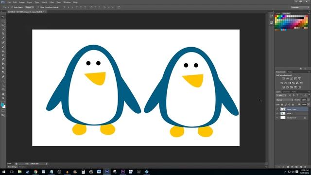 How to Duplicate an Image in Photoshop CC using Shortcut and Dragging смотреть онлайн