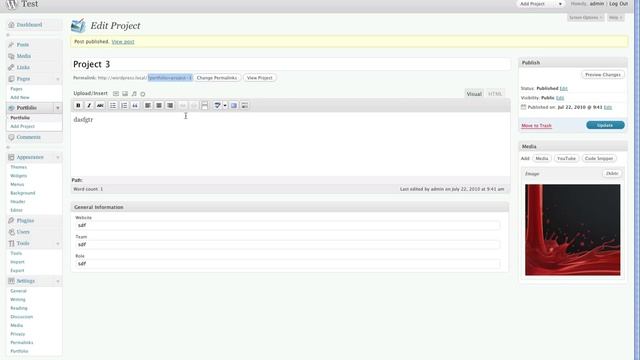 Simple Portfolio Wordpress 3.0+ plugin смотреть онлайн