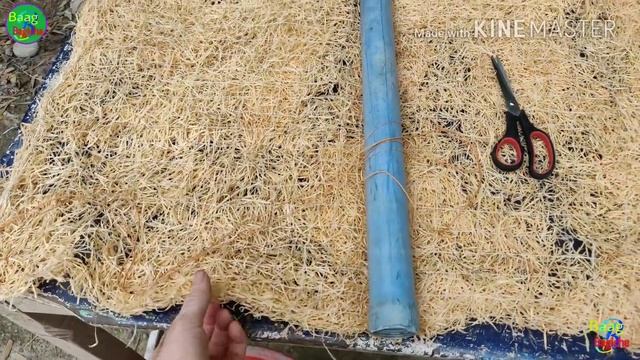 How to make money plant growing stick at home/coir stick making easy method смотреть онлайн