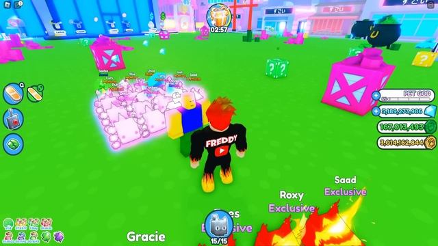 НУБИК ПОКАЗАЛ МНЕ СВОИХ ЛУЧШИХ ПИТОМЦЕВ и ПРОКАЧАЛ МЕНЯ в Pet Simulator X Roblox смотреть онлайн