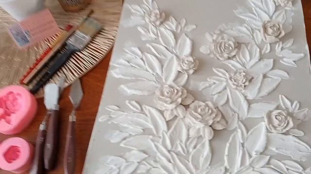 объемная #картина из гипса. #барельеф @DesignerGemma77 смотреть онлайн