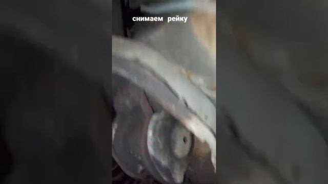 снимаем рейку на гнилом Mitsubishi colt смотреть онлайн