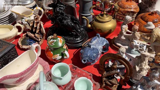 Распродажа на блошином рынке | барахолка в Москве | винтаж и антиквариат | ссср | ретро | дулево смотреть онлайн