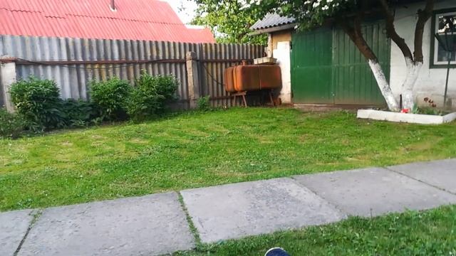 Простой и красивый цветник вдоль забора. Клумба перед домом. Жизнь в деревне смотреть онлайн