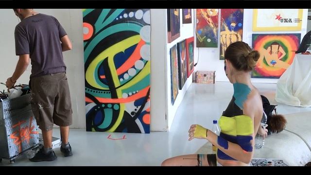 BODYPAINTING INTEGRATION UKA De STEEK - POOL ART FAIR 2017