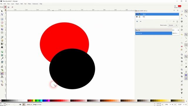 How to delete objects on different layers in Inkscape