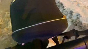 Прогулка с реборном в коляске зимой