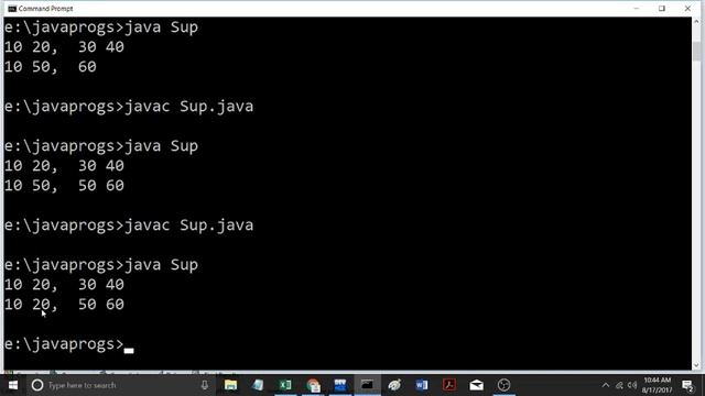 variables with same name in parent and child classes in java (in Telugu) смотреть онлайн