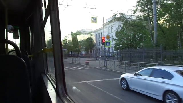 Ура! Трамвай Санкт-Петербурга 8-365: ПР (18М) б.3613 по №40 (16.05.18) смотреть онлайн