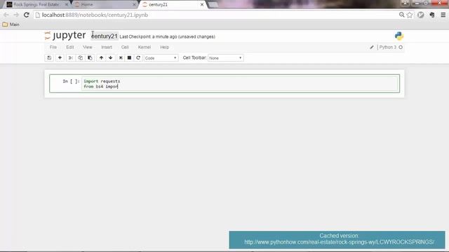 2. Loading the Webpage in Python смотреть онлайн