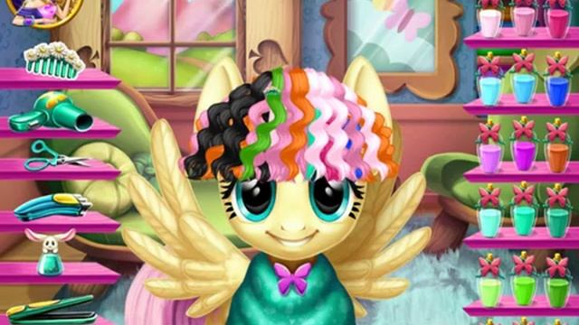 Мультик:Прическа для Флаттершай/Cartoon: Hairstyle For Fluttershy