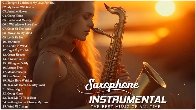 Beautiful Romantic Saxophone Love Songs Instrumental ♫ Most Old Beautiful Love Songs 70's 80's 90's смотреть онлайн