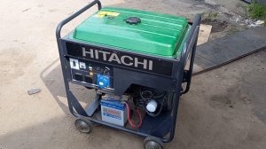 Говорим о бензиновом генераторе Hitachi.