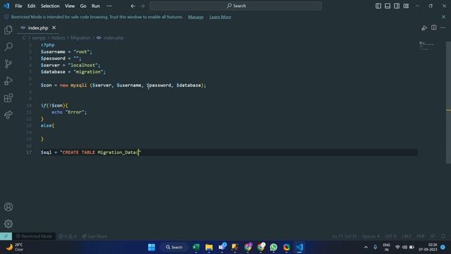 How to create Database Table using PHP (Migration) смотреть онлайн