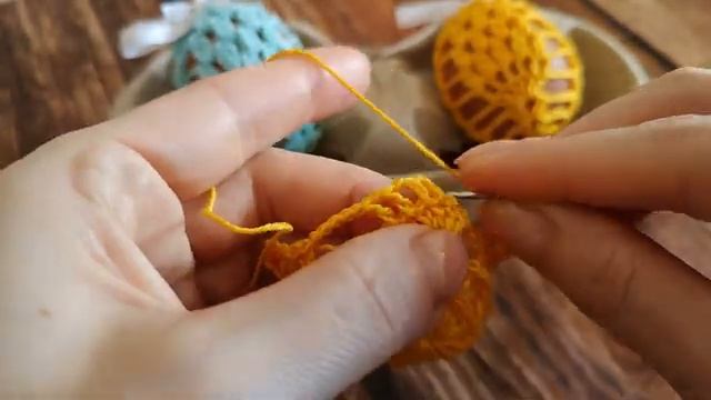 ЧЕХОЛ ДЛЯ ПАСХАЛЬНОГО ЯЙЦА крючком / EASTER EGG Crochet CASE