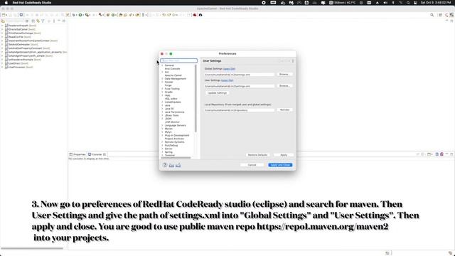How to setup public maven repo into settings.xml and your eclipse смотреть онлайн