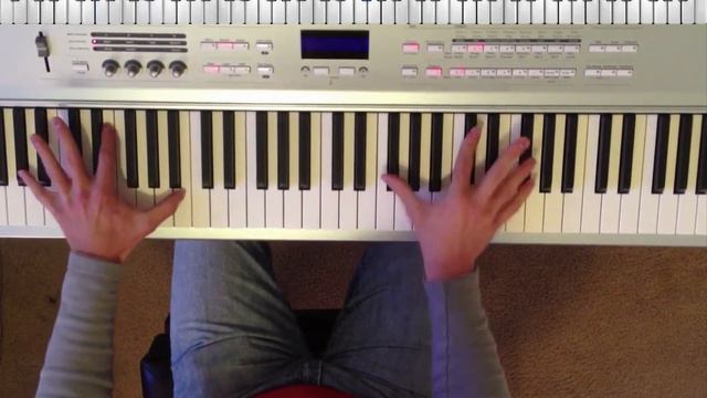 Chasing Cars by Snow Patrol - Keyboard/Piano Lesson Preview смотреть онлайн