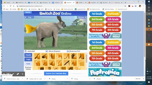 Using the website Switch Zoo to create imaginary animals смотреть онлайн