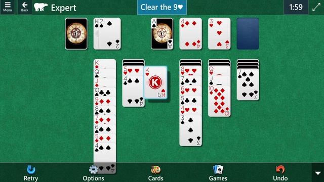 Microsoft Solitaire Collection Klondike Expert Daily Challenge December 12, 2021 смотреть онлайн