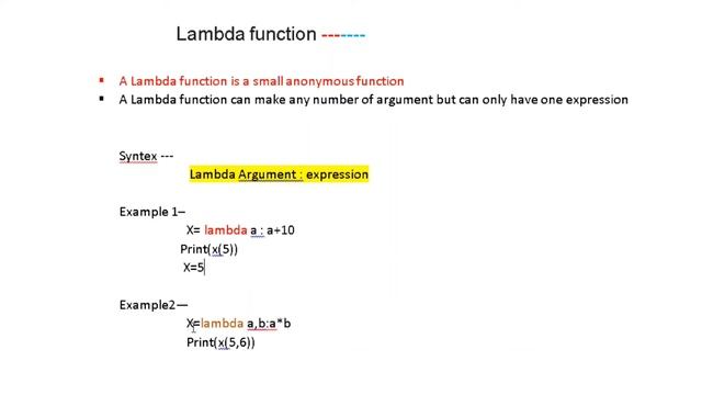 Lambda function in python with code смотреть онлайн