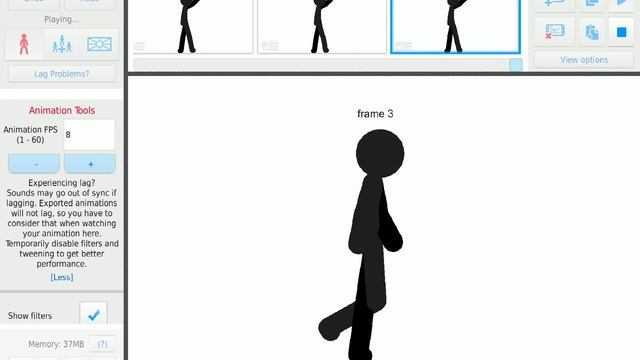 how to make you character walk in Stick Nodes tutorial смотреть онлайн