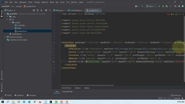 JavaFX 15 Tutorial 49 - HTMLEditor смотреть онлайн