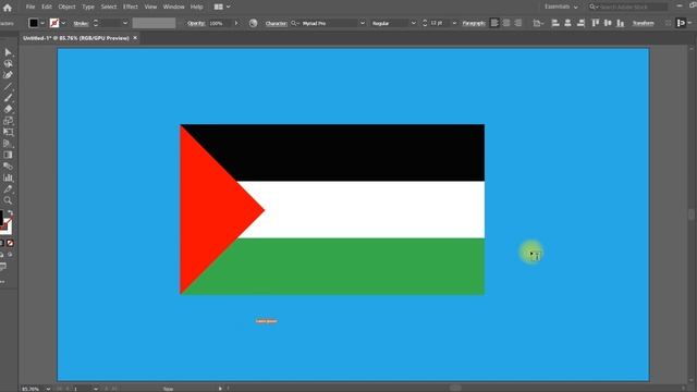 How To Create Flag With Shadow Effects || Palestine #PieceForPalestine #palestine смотреть онлайн