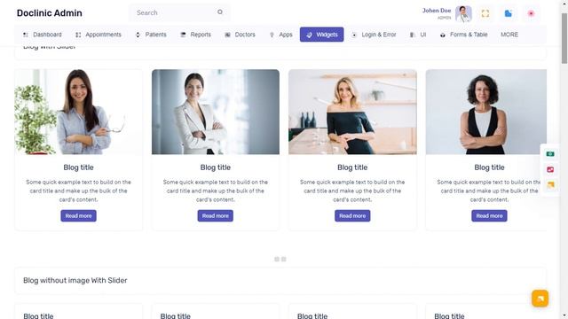 Doctor Dashboard UI UX Bootstrap Admin Templates with LTR Light Theme смотреть онлайн