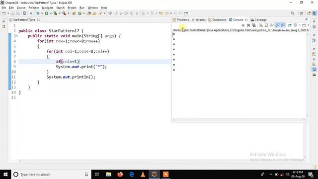 How To Print Alphabet N Pattern In Java смотреть онлайн