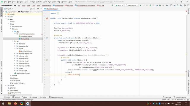 Get Real Time Location in Android Studio смотреть онлайн