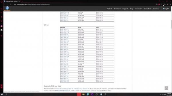 How to downgrade your version of Chrome