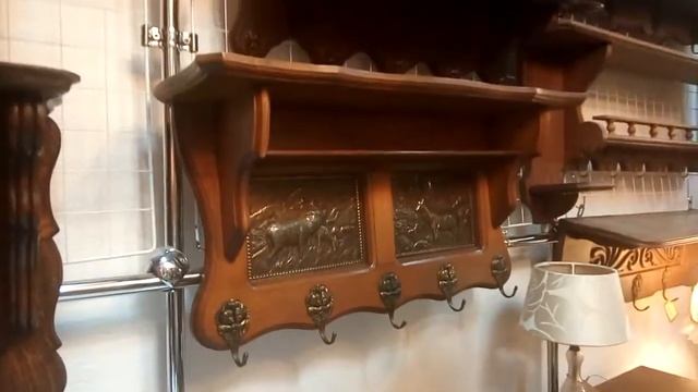 Антикварный салон-магазин "МИР СТАРИНЫ". Вешалка, дуб, Европа смотреть онлайн