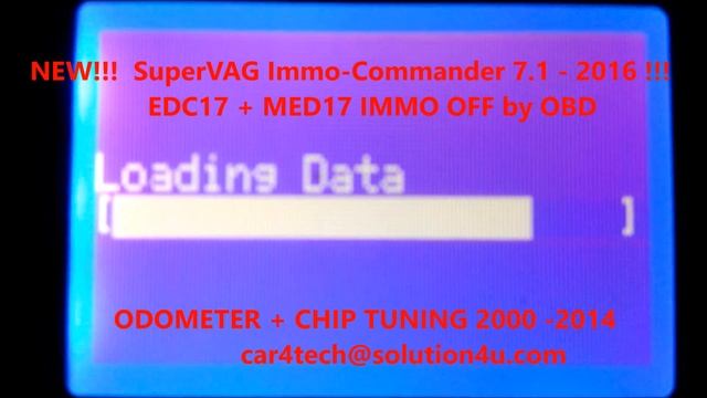 Super VAG IMMO COMMANDER V7.1 2016 NEW!!! - Odometer change смотреть онлайн